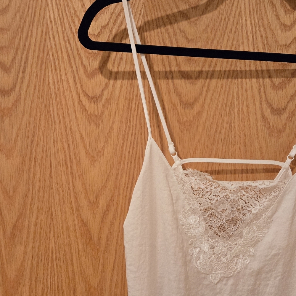 Linea Donatella Women's Off White Camisole Nightgown Size Med - Picture 6 of 15